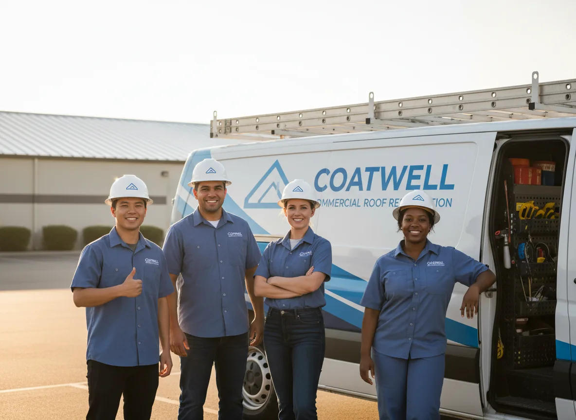 Commercial roof coating company in Waring, TX